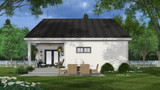 Farmhouse House Plan - Emma Marie 40610 - Rear Exterior