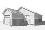 Cottage House Plan - Juniper One 27733 - Rear Exterior
