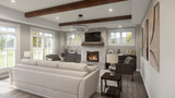 Farmhouse House Plan - Thornwood 86628 - Great Room