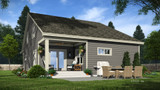Bungalow House Plan - Dorothy 95185 - Rear Exterior