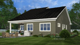 Bungalow House Plan - Brunswick 56610 - Rear Exterior
