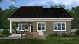 Bungalow House Plan - Brunswick 56610 - Rear Exterior