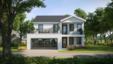 Modern House Plan - 74744 - Front Exterior