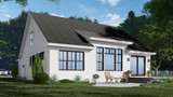 Farmhouse House Plan - Pinecrest 83051 - Rear Exterior