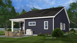 Craftsman House Plan - Essex 63096 - Rear Exterior
