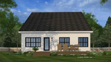 Farmhouse House Plan - Seabrook 68137 - Rear Exterior