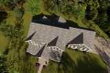 Cottage House Plan - Easton 11037 - Aerial View - 