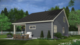 Craftsman House Plan - Agnes 84039 - Rear Exterior
