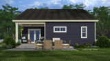 Craftsman House Plan - Pontiac 27166 - Rear Exterior