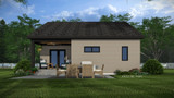 Modern House Plan - Hudson 28865 - Rear Exterior