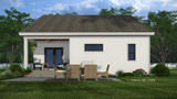 Farmhouse House Plan - Plymouth 16748 - Rear Exterior