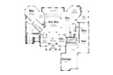 Mediterranean House Plan - Collamore 34743 - 1st Floor Plan