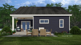 Secondary Image - Bungalow House Plan - Tucker 86082 - Rear Exterior