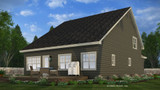 Craftsman House Plan - Newberry 47078 - Rear Exterior