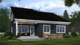 Craftsman House Plan - Roanoke 63011 - Rear Exterior