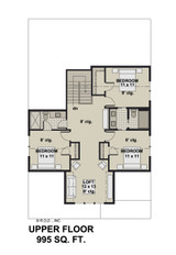 Farmhouse House Plan - Evelyn 79674 - 2nd Floor Plan