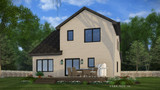 Modern House Plan - Garnette 89778 - Rear Exterior
