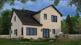 Modern House Plan - Garnette 89778 - Rear Exterior