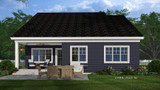 Craftsman House Plan - Grayson 36042 - Rear Exterior