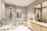 Farmhouse House Plan - Arlington 96647 - Master Bathroom