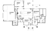 European House Plan - 87480 - 1st Floor Plan