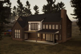 Contemporary House Plan - Joel 84850 - Rear Exterior