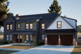 Contemporary House Plan - Joel 84850 - Front Exterior