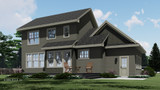 Craftsman House Plan - Pineview 85840 - Rear Exterior