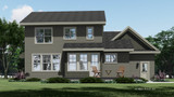 Craftsman House Plan - Pineview 85840 - Rear Exterior