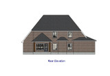 French Country House Plan - 62787 - Rear Exterior