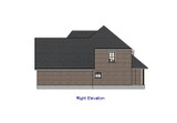 French Country House Plan - 62787 - Right Exterior