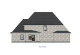 European House Plan - 68924 - Rear Exterior