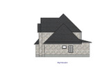 European House Plan - 68924 - Right Exterior