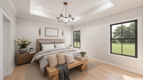 Farmhouse House Plan - Dover Hills 78630 - Master Bedroom