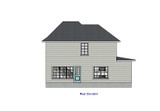 Cottage House Plan - 59760 - Rear Exterior