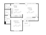 Cottage House Plan - 59760 - 1st Floor Plan