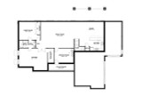 European House Plan - Tarifa 30772 - Basement Floor Plan