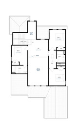 Contemporary House Plan - 64154 - 2nd Floor Plan