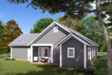 Craftsman House Plan - Steelwood 78483 - Rear Exterior
