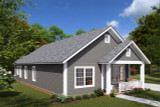 Craftsman House Plan - Steelwood 78483 - Left Exterior