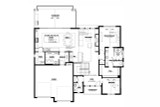 Contemporary House Plan - Oakhaven 39723 - 1st Floor Plan