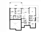 Contemporary House Plan - Oakhaven 39723 - Basement Floor Plan