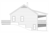 Country House Plan - Arnott Ferry 50994 - Left Exterior