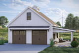 Farmhouse House Plan - Park Road 65874 - Front Exterior