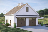Farmhouse House Plan - Park Road 65874 - Front Exterior