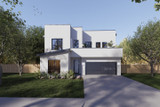 Modern House Plan - 53830 - Front Exterior