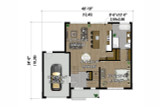 Farmhouse House Plan - 86437 - 1st Floor Plan