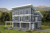 Modern House Plan - Eagle Mountain 2.5 60054 - Front Exterior