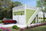 Traditional House Plan - Wesley Garage 30328 - Front Exterior