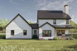 Modern House Plan - Elk Ridge 64128 - Rear Exterior
